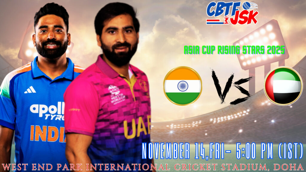 Asia Cup Rising Stars 2025: Match 2, India A vs United Arab Emirates Match Prediction – Who will win today’s match between IND A vs UAE?