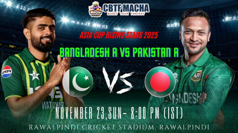 Asia Cup Rising Stars 2025: Final, Bangladesh A vs Pakistan A Match Prediction – Who will win today’s match between BAN A vs PAK A?