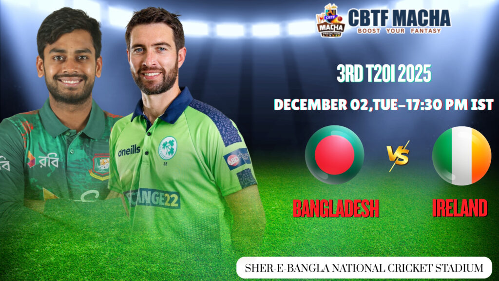 Bangladesh vs Ireland Prediction, 3rd T20I – Who will win today’s match between BAN vs IRE?