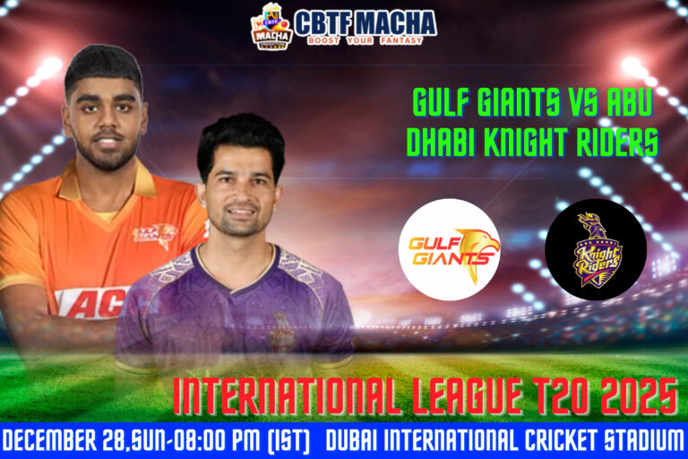 ILT20: Match 30, GG vs ADKR Match Prediction – Who will win today’s ILT20 match between GG vs ADKR?