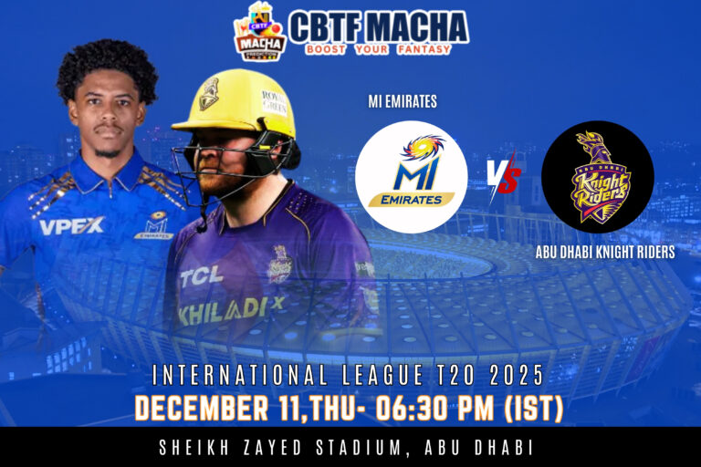 ILT20: Match 11, MIE vs ADKR Match Prediction – Who will win today’s ILT20 match between MIE vs ADKR?