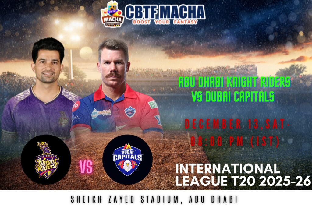 ILT20: Match 13, ADKR vs DCP Match Prediction – Who will win today’s ILT20 match between ADKR vs DCP?