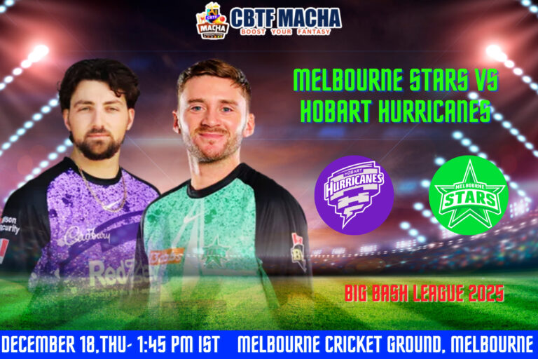 BBL 2025-26: Match 5, STA vs HUR Match Prediction – Who will win today’s BBL match between Melbourne Stars vs Hobart Hurricanes?