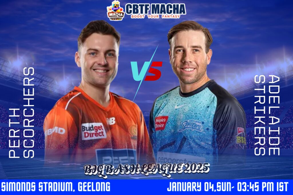 BBL 2025-26: Match 23, SCO vs STR Match Prediction – Who will win today’s BBL match between Perth Scorchers vs Adelaide Strikers?