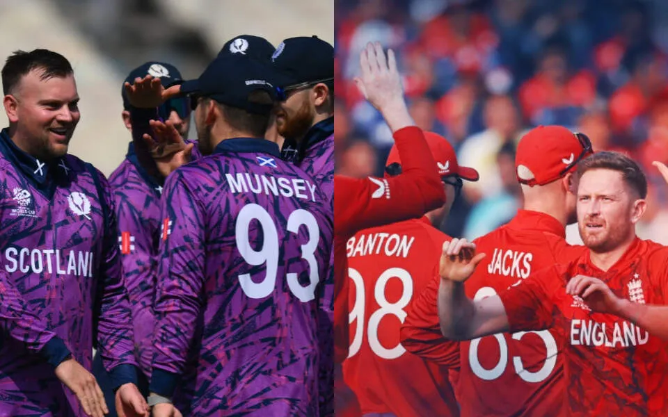 T20 World Cup 2026: Match 23, ENG vs SCO Match Prediction – Who will win today’s match between England vs Scotland?