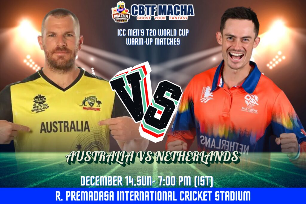 Australia vs Netherlands, ICCWCWARMUP, Today Match Prediction