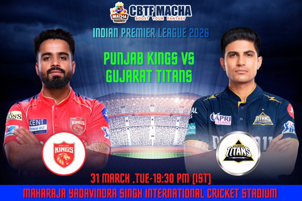 Punjab Kings vs Gujarat Titans, IPLT20, Today Match Prediction