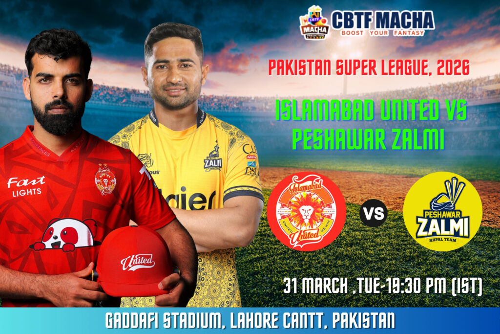 Islamabad United vs Peshawar Zalmi, PSLT20, Today Match Prediction
