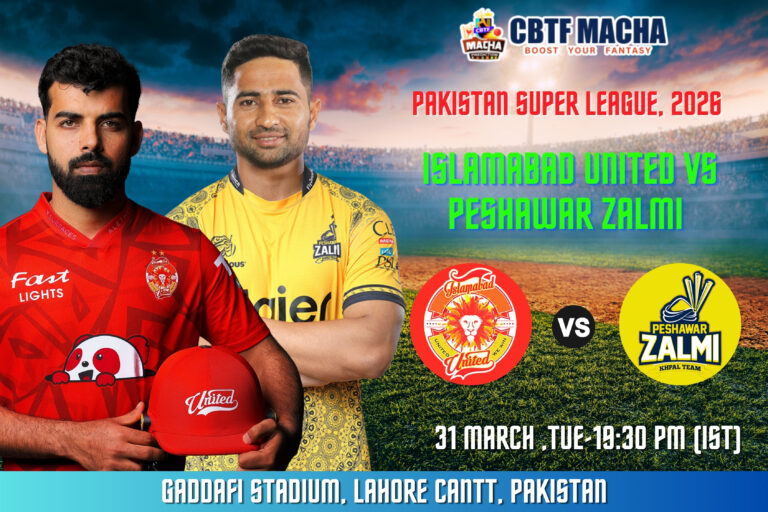 Islamabad United vs Peshawar Zalmi, PSLT20, Today Match Prediction