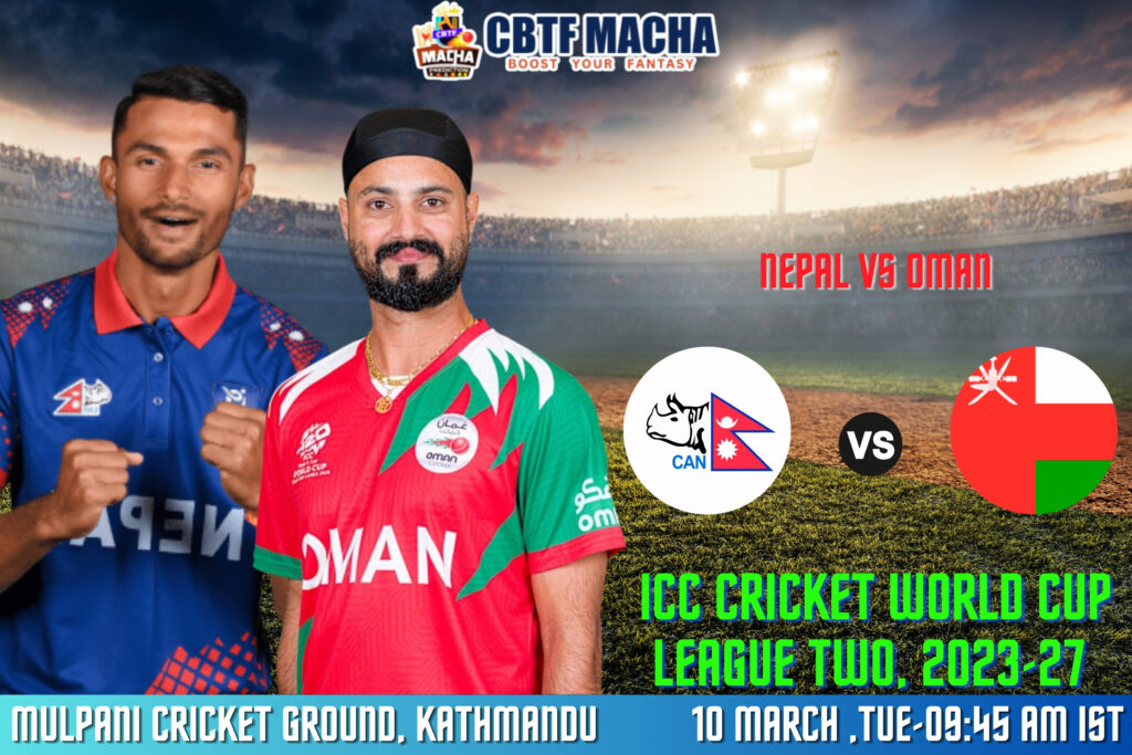 Nepal vs Oman, ICCCWCLT, Today Match Prediction